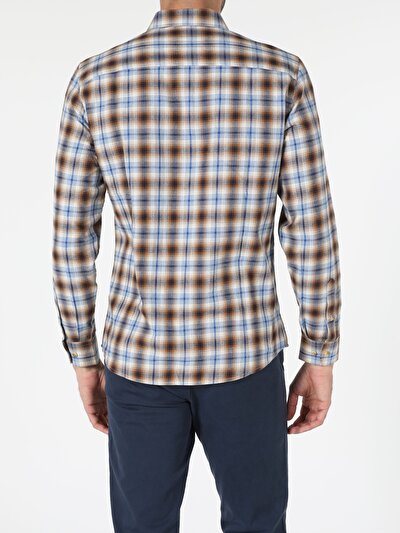 Image de Chemise À Manches Longues Blanc Slim Fit Homme
