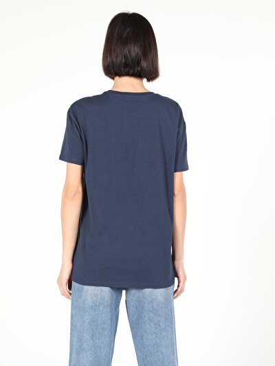 Image de T-shirt À Manches Courtes Marine Regular Fit  Femme