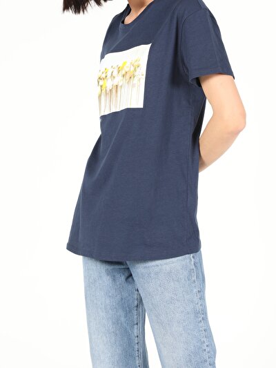 Image de T-shirt À Manches Courtes Marine Regular Fit  Femme