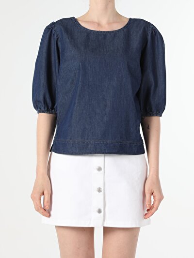 Image de Chemise À Manches Courtes Denim  Regular Fit Femme