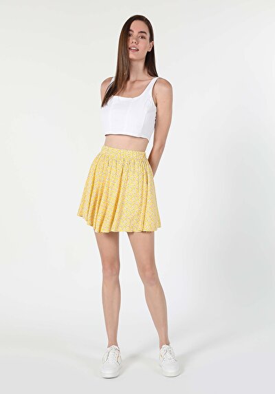 Image de Jupe Jaune Mini    Femme