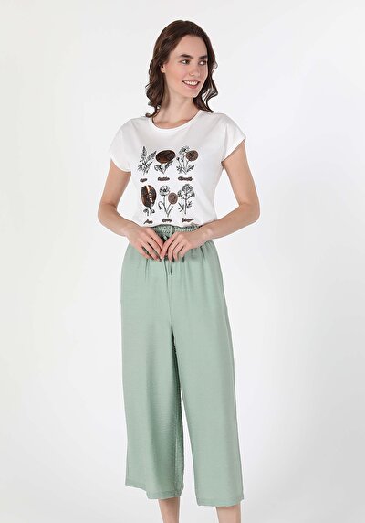 Image de T-shirt À Manches Courtes Blanc Regular Fit  Femme