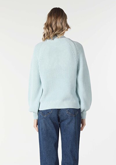 Afficher les détails de Pull Vert Regular Fit   Femme