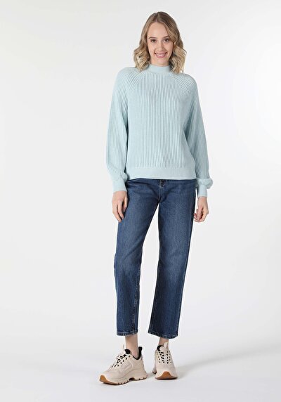Afficher les détails de Pull Vert Regular Fit   Femme