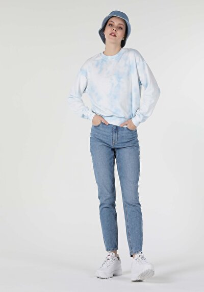 Afficher les détails de Pull-over Bleu Regular Fit  Femme