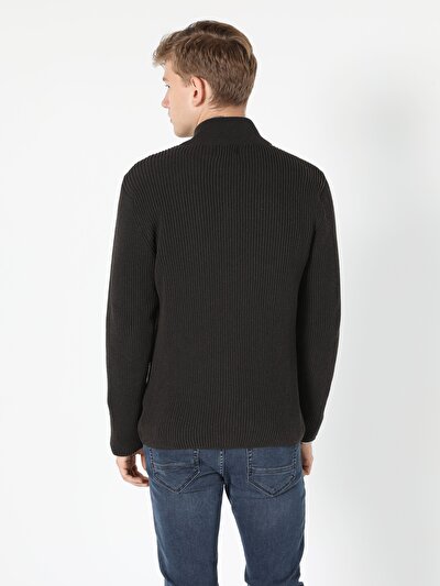 Image de Cardigan Tricot Marron Slim Fit Homme