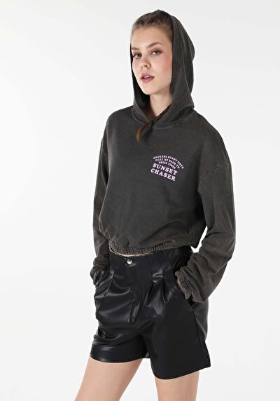 Afficher les détails de Pull-over Anthracite Regular Fit  Femme