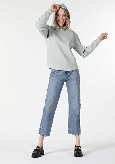 Image de T-shirt À Manches Longues Vert Regular Fit  Femme