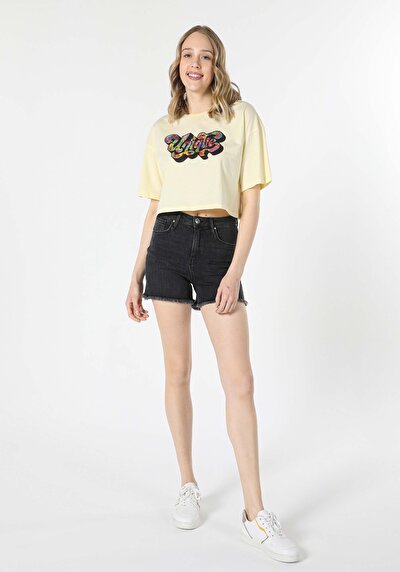 Image de Short Denim Slim Fit Femme