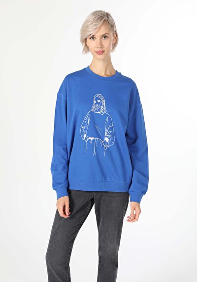 Image de Pull-over Bleu Regular Fit  Femme
