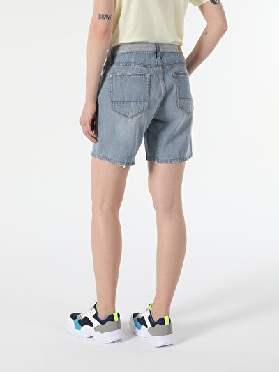 Image de Short Denim Regular Fit Femme