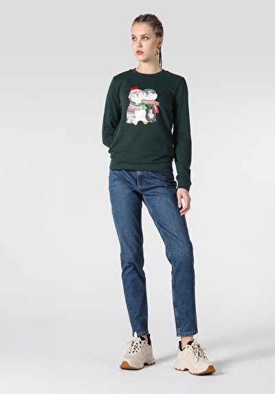Image de Pull-over Vert Regular Fit  Femme