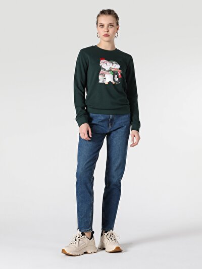 Image de Pull-over Vert Regular Fit  Femme