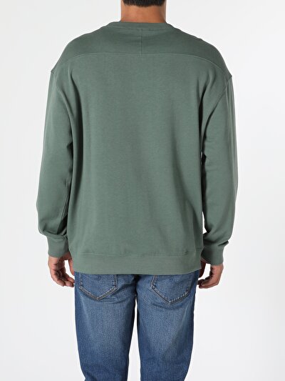 Image de Pull-over Vert Oversize Fit  Homme