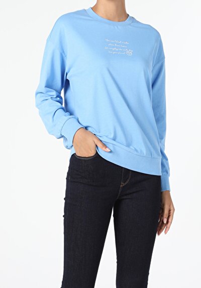 Image de Pull-over Bleu Regular Fit  Femme