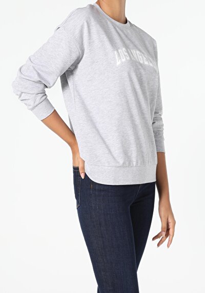 Image de Pull-over Gris Regular Fit  Femme