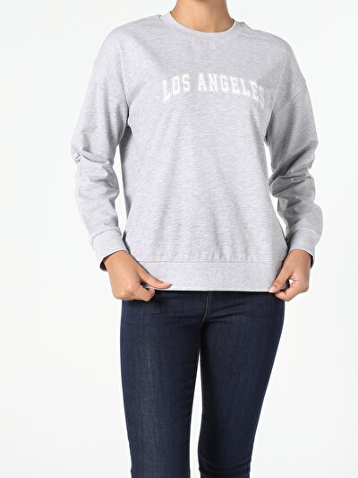 Image de Pull-over Gris Regular Fit  Femme