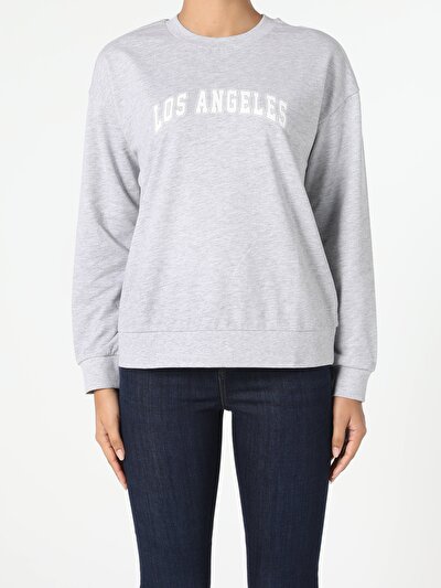 Image de Pull-over Gris Regular Fit  Femme