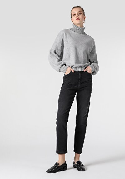 Afficher les détails de Pull-over Gris Regular Fit  Femme