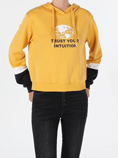 Afficher les détails de Pull-over Jaune Regular Fit  Femme