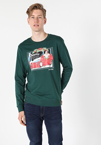 Afficher les détails de Pull-over Vert Regular Fit  Homme