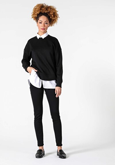 Image de Pull-over Noir Regular Fit  Femme