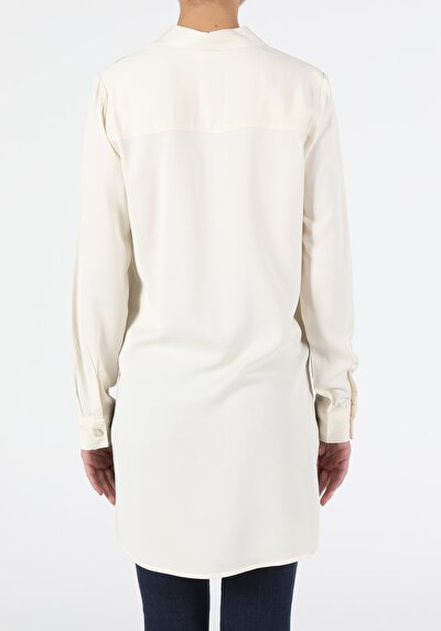 Image de Chemise À Manches Longues Beige Blouse Femme