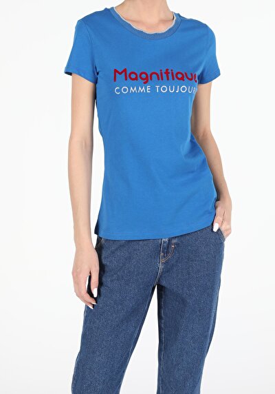 Image de T-shirt À Manches Courtes Slim Fit Femme