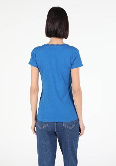 Afficher les détails de T-shirt À Manches Courtes  Slim Fit  Femme