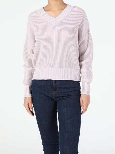 Image de Pull Violet Regular Fit   Femme