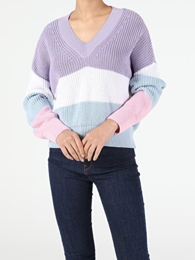 Image de Pull Multicolou Regular Fit   Femme
