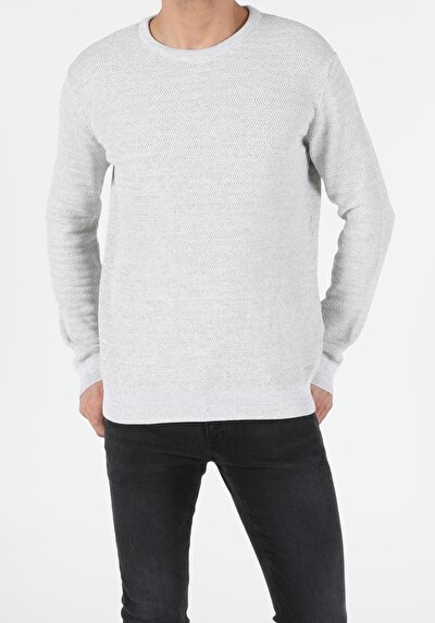Afficher les détails de Pull Gris Regular Fit   Homme