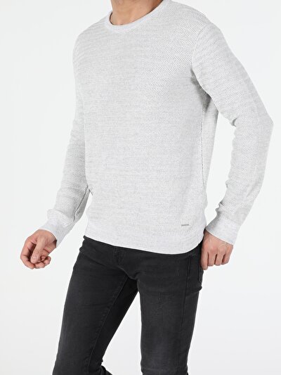 Afficher les détails de Pull Gris Regular Fit   Homme