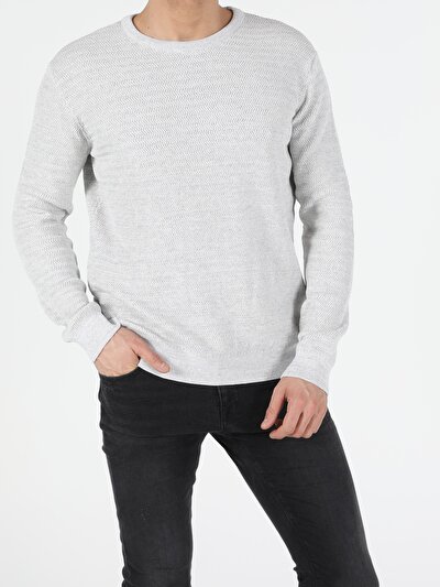 Afficher les détails de Pull Gris Regular Fit   Homme