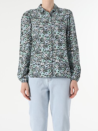 Afficher les détails de Chemise À Manches Longues Multicolou Regular Fit   Femme