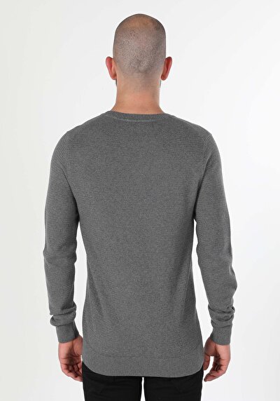 Image de Pull Gris Regular Fit Homme