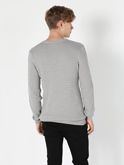 Image de Pull Gris Slim Fit   Homme