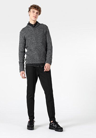 Image de Pull Gris Regular Fit   Homme