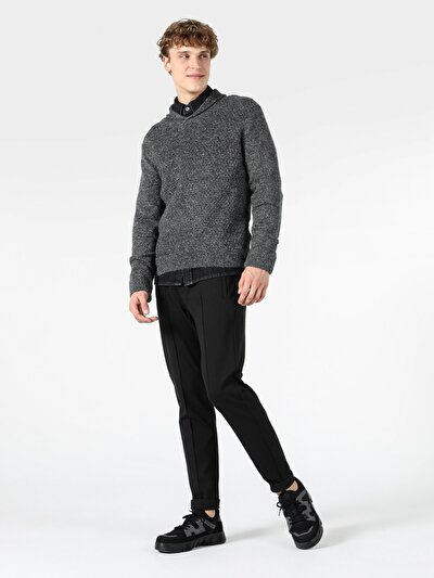 Image de Pull Gris Regular Fit   Homme
