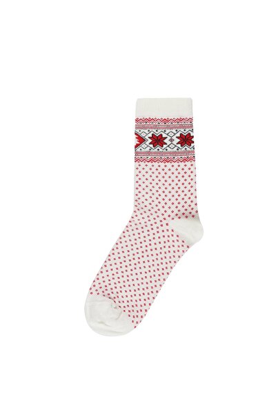 Image de Chaussettes Ecru Modern Fit Femme