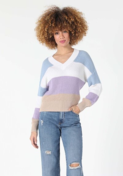 Image de Pull Multicolou Regular Fit   Femme
