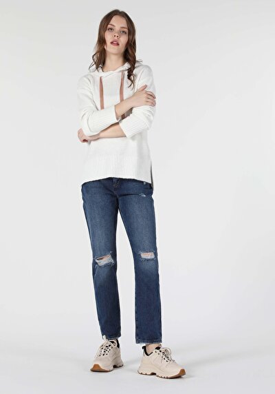 Image de Pull Blanc Regular Fit Femme