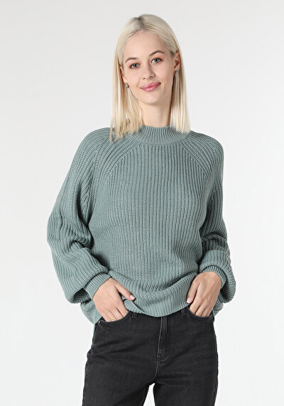 Image de Pull Vert Regular Fit   Femme