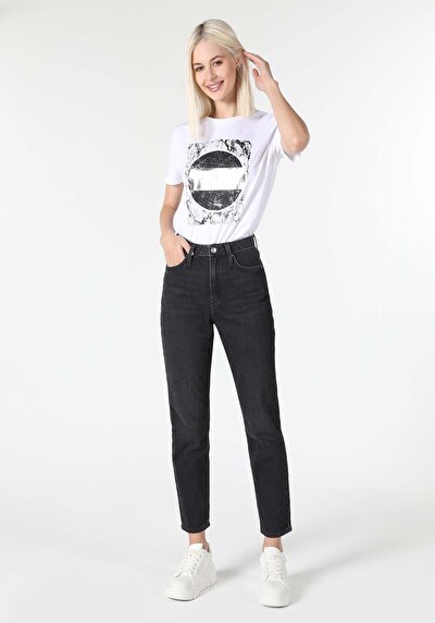 Image de T-shirt À Manches Courtes Blanc Regular Fit Femme