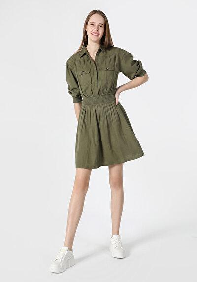 Image de Robe Kaki Femme