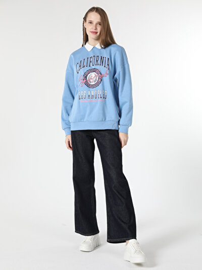 Image de Pull-over Bleu Comfort Fit  Femme