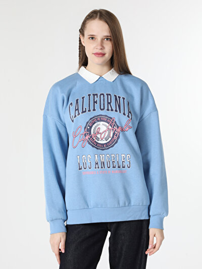 Image de Pull-over Bleu Comfort Fit  Femme