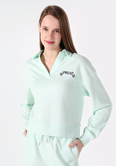 Image de Pull-over Vert Regular Fit  Femme