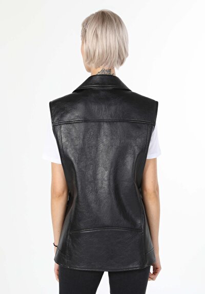 Image de Gilet Noir Regular Fit Femme