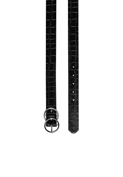Image de Ceinture Noir Modern Fit Femme